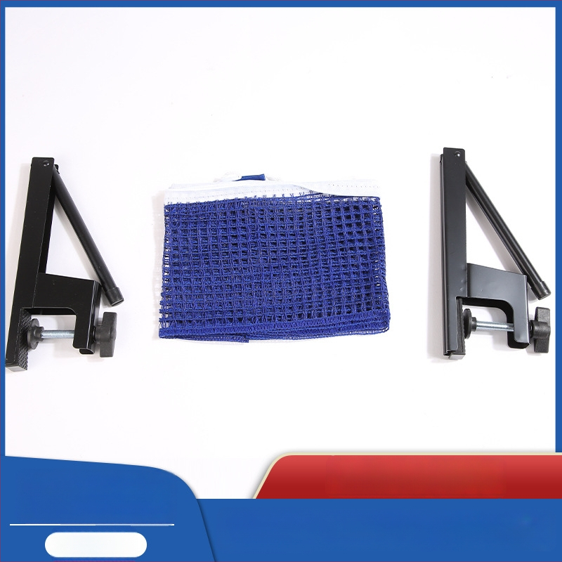 Nešiojamas stalo teniso tinklo rėmelis vidaus ir lauko naudojimui — plastikinė konstrukcija, standartinis universalus rėmas, suderinamas su stalo teniso laikikliais.