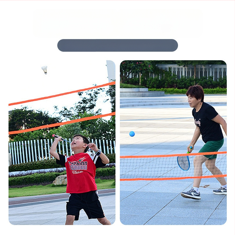 Išorinis badminton tinklo stovas – nešiojamas sulankstomos tinklo konstrukcijos žaidimams; Medžiaga: Kitas; Prisitaikymas: Taip; Tinka badmintonui ir tenisui