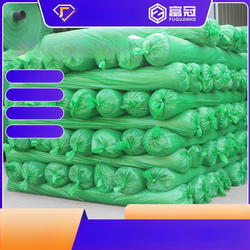 Porvédő háló építési területre, modell 3-8 tüskés földfedő háló, polietilén anyag