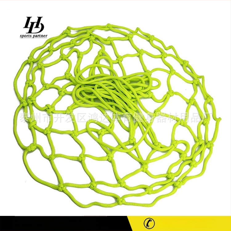 Plasă de baschet fluorescente - Nylon, 65 g, Personalizare disponibilă, Potrivită pentru terenuri și alte jocuri cu mingi