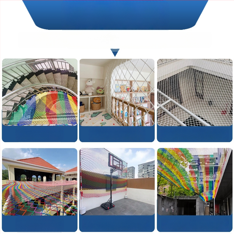 Apsauginis tinklas stadionams ir sporto aikštėms, poliesterio konstrukcija, pritaikomas modelis, apsauga ir dekoratyvinė tvora