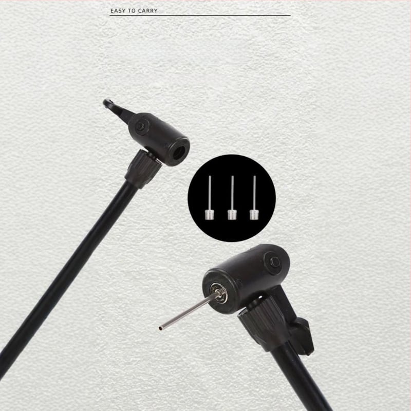 Hordozható kézi pumpa sportlabdákhoz (súly 90 g, légnyomás 90)