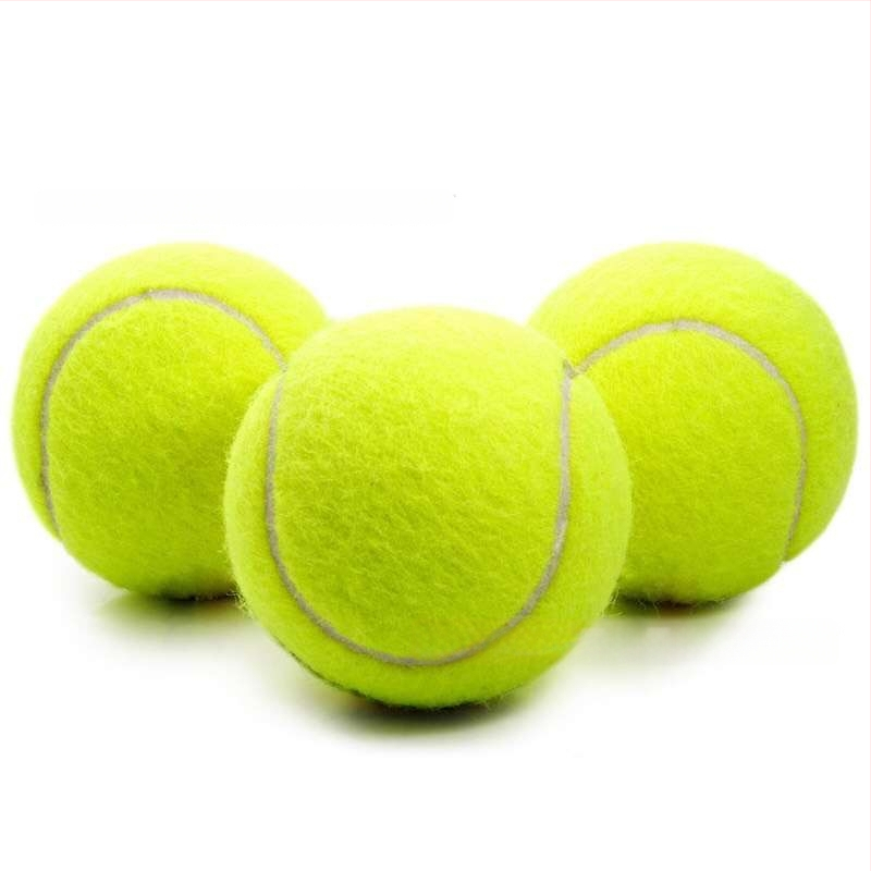 Tenis lopte za trening za početnike, visoka elastičnost, izdržljive, pogodne za solo treninge, zabavu s kućnim ljubimcima i natjecanja, paket od 3 komada