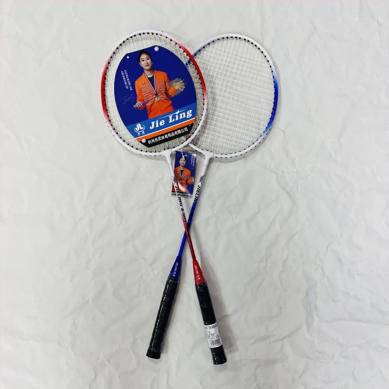 Jieling ferroalloy badminton raketė – 95–100 g, G4 rankenos storis, vidutinio kietumo lazda