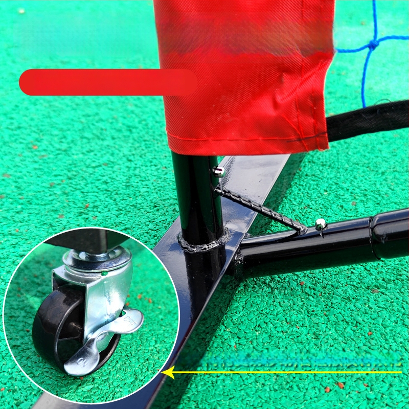 Pickleball tinklo rėmas – nešiojamas, sulankstomas tinklo komplektas namų ir lauko treniruotėms; medžiagos: plieniniai vamzdžiai, polietilenas, drobė