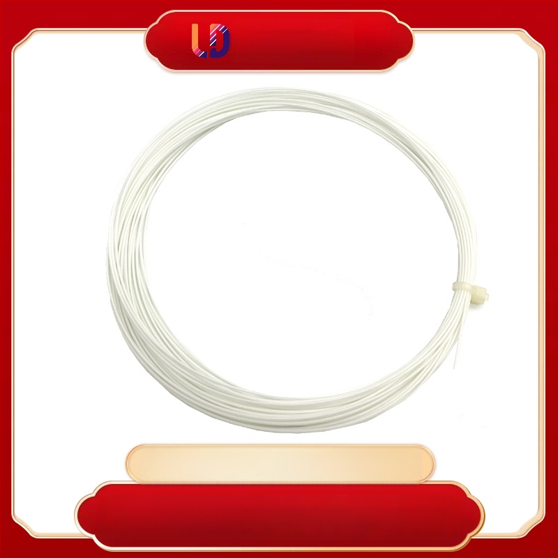 Badmintono raketės siūlas – daugiasluoksnis nailono pluoštas, aukšta elastingumas ir atsparumas dėvėjimuisi (0,68–0,70 mm, 26–30 lb, Prekės ženklas: Happy)