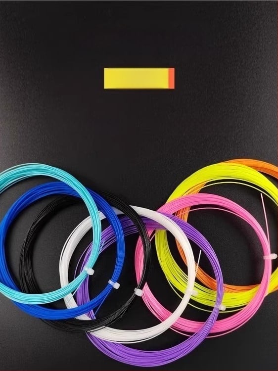 Badmintono raketės styga, tvirtas nailonas, tinkama badmintonui ir tenisui