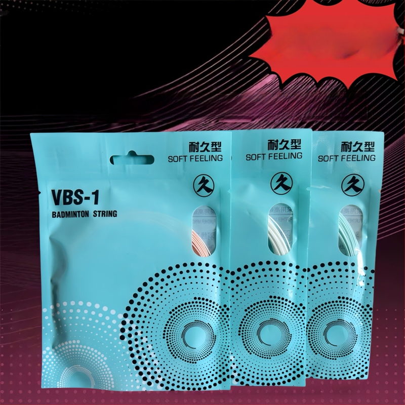 Raketės siūlai badmintonui – dervos ir nailono kompozitas, patvarus medžiaga badmintonui ir stalo tenisui