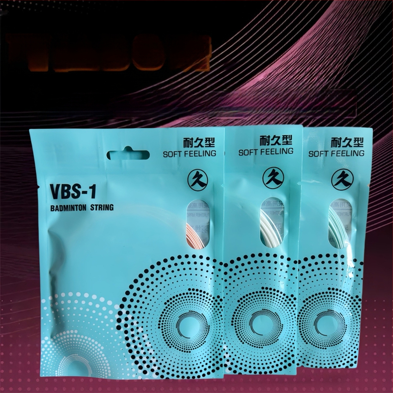 Raketės siūlai badmintonui – dervos ir nailono kompozitas, patvarus medžiaga badmintonui ir stalo tenisui