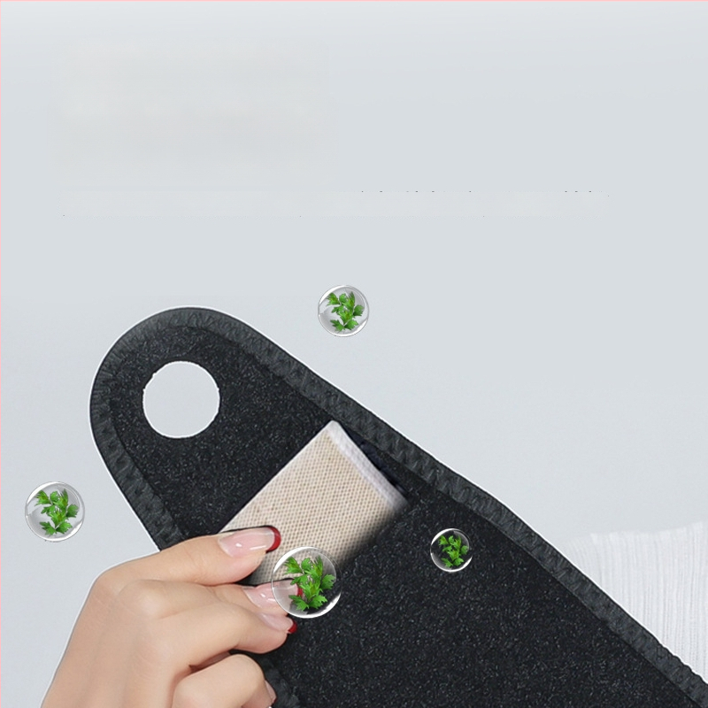 Гривна за китка с USB захранване, три нива на температурата, моксибуция и масаж, дишаща полиестерна материя