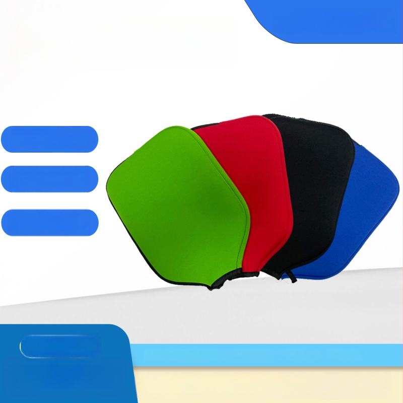 Asztalitenisz és pickleball ütővédő táska – gumi anyag, testreszabható mintával, cipzár, KD márka