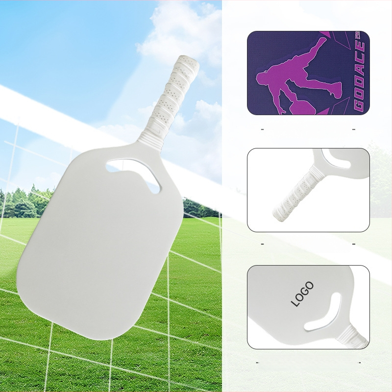 Pranastar Pickleball raketė – anglies pluoštas, vienos dalies be rėmo konstrukcija, matmenys 420×185×14 mm, svoris 95–100 g, rankenos storis G1, logotipo spausdinimas įmanomas