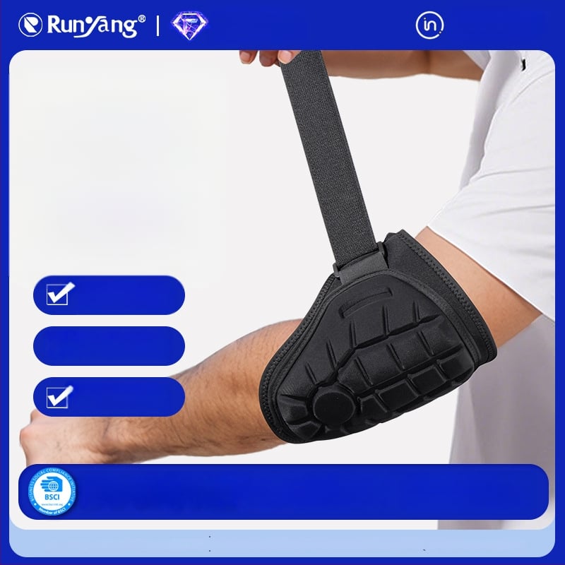 Laktų apsaugos baseball ir softball — lengvas EVA su plastine sagtimi ir elastine juosta, 70 g, Runyang