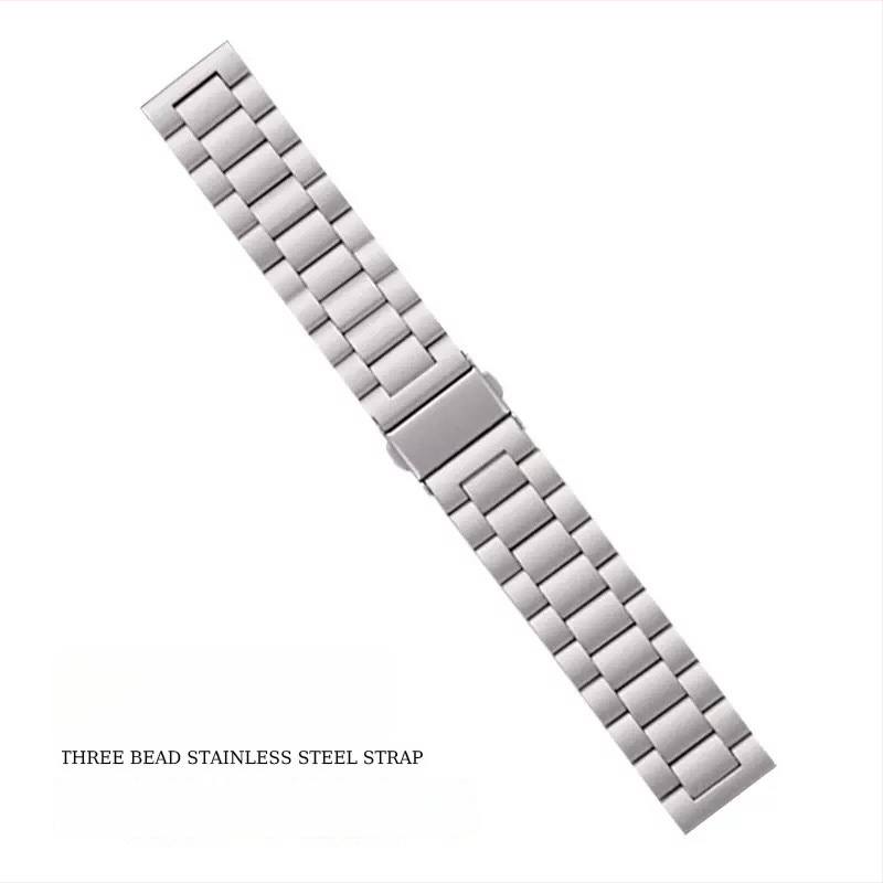 Dingji nerūdijančio plieno tvirtas dirželis Apple Watch ir Huawei GT4, su dvigubo paspaudimo užsegimu; sąsajos 14/18/20/22/24 mm