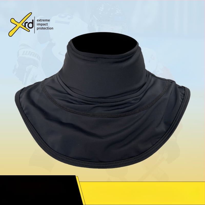 Hokejo kaklo apsauga – pjūvių prevencija, kaklo ir pečių apsauga, Spandex medžiaga, suaugusiems