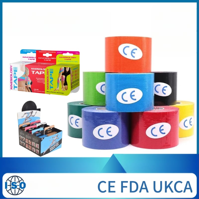 Shike kineziologinė juosta - poliesterio pluošto raštas, raumenų juosta hokejui, apsauginės vietos: riešas, alkūnė, pečius, kelis, čiurna; 120 ritinėlių dėžutėje