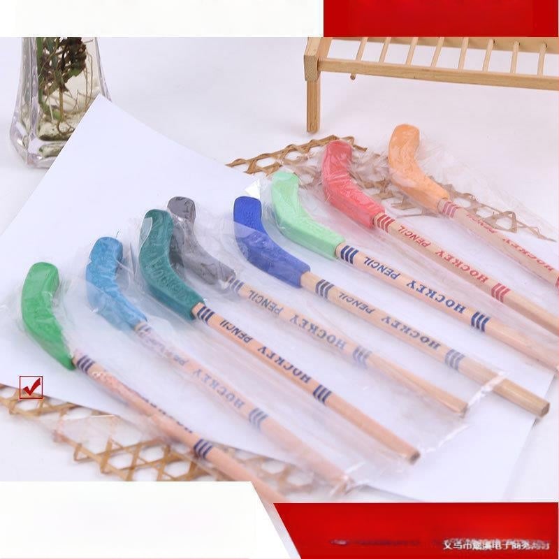 Комплект гумички за моливи — творчески форми, дървен корпус, неподвижен, код на продукта fG6zYbSW