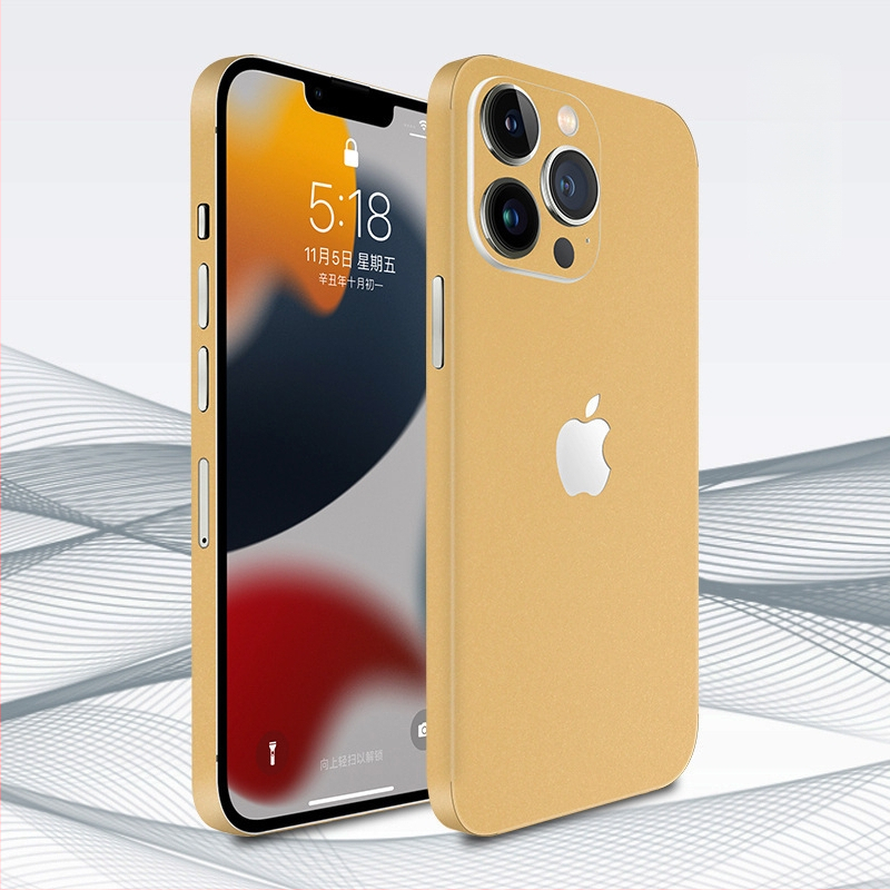 Ogman Hátsó Film/Sticker iPhone 14 Pro Max-hoz – Szimpla membrán, Ujjlenyomat-mentes, Hátsó védőfilm