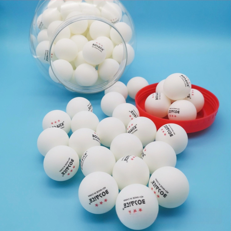 Stalo teniso treniruoklių kamuoliukai iš ABS medžiagos su spausdintu logotipu, tinkami fitneso įrangai ir stalo tenisui.