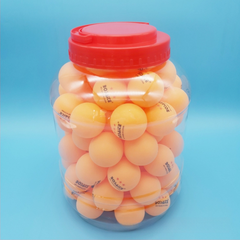 Stalo teniso treniruoklių kamuoliukai iš ABS medžiagos su spausdintu logotipu, tinkami fitneso įrangai ir stalo tenisui.