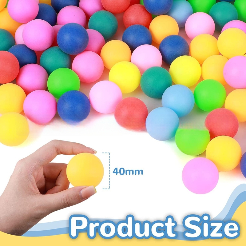 Stalo teniso loterijos Kamuolys su logotipu – PP medžiaga, pritaikoma apdorojimo, tinkama stalo tenisui ir badmintonui