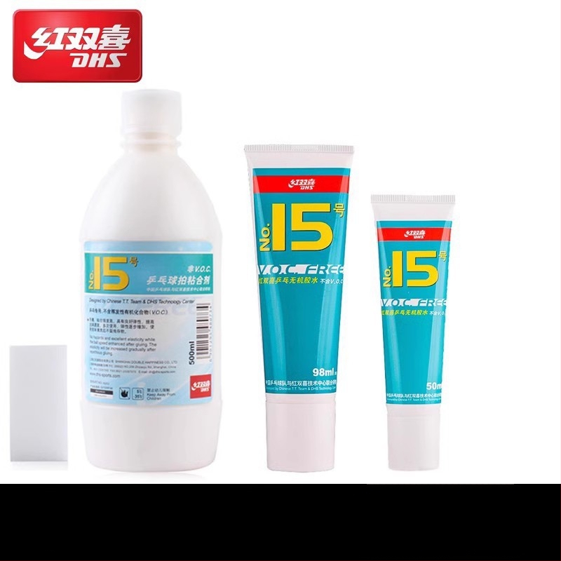 Stalo teniso klijai iš Double Happiness, valymo medžiaga, skirti stalo tenisui ir badmintonui