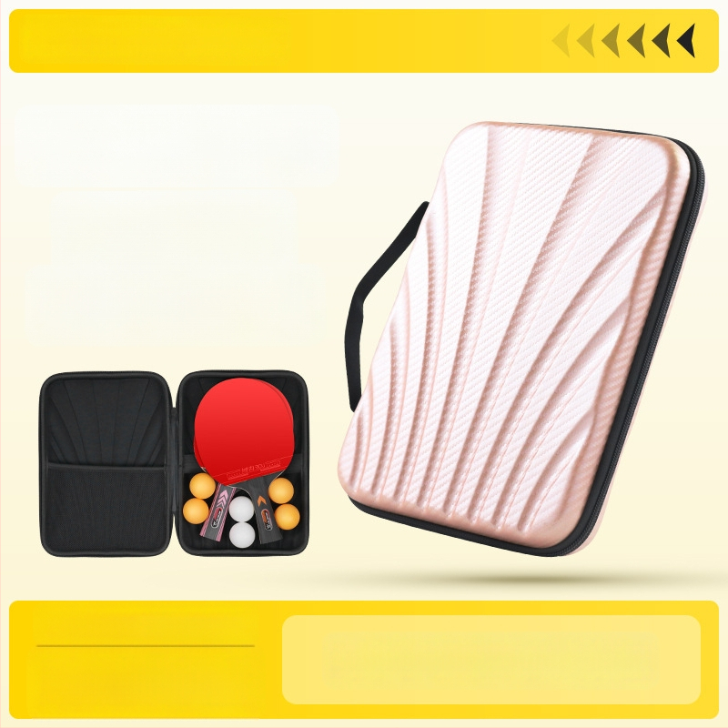 Stalo teniso raketės krepšys – PU kietas korpusas, smūgiams atsparus dizainas, dulkėm ir vandeniui atsparus, skirtas stalo tenisui ir badmintonui, prekės ženklas Boli