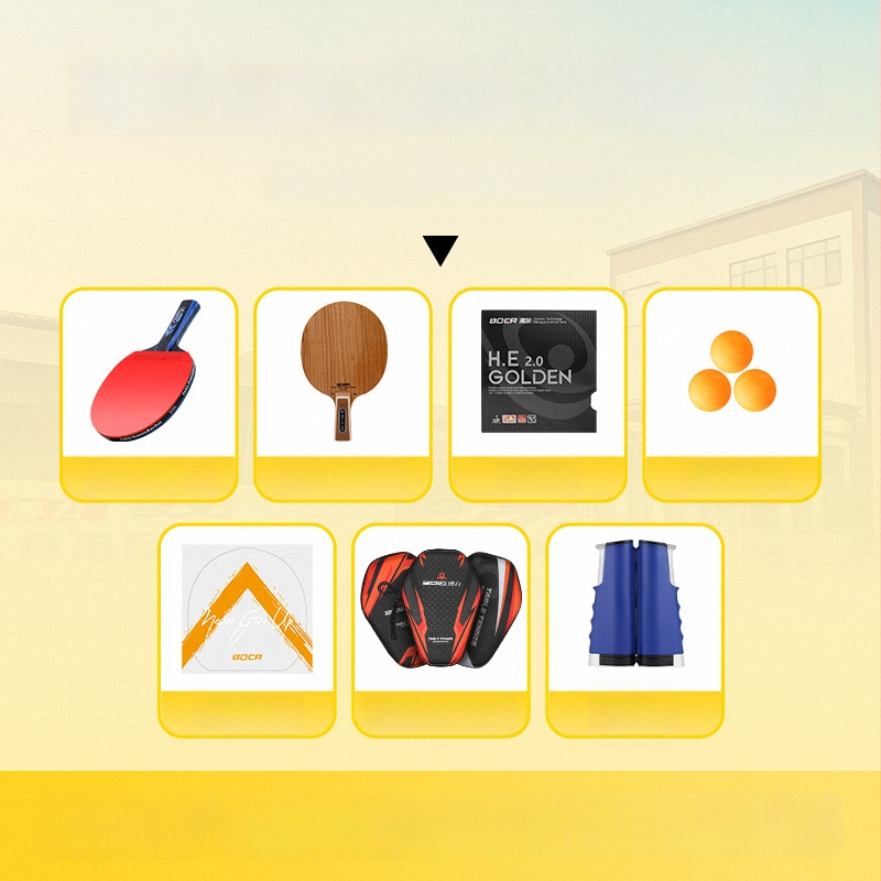 Stalo teniso raketės krepšys – PU kietas korpusas, smūgiams atsparus dizainas, dulkėm ir vandeniui atsparus, skirtas stalo tenisui ir badmintonui, prekės ženklas Boli