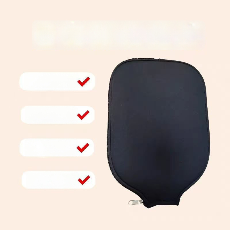 Pickleball raketės krepšys iš diving material, pritaikytas logotipas, Munan Movement ženklas, tinkamas stalo tenisui.