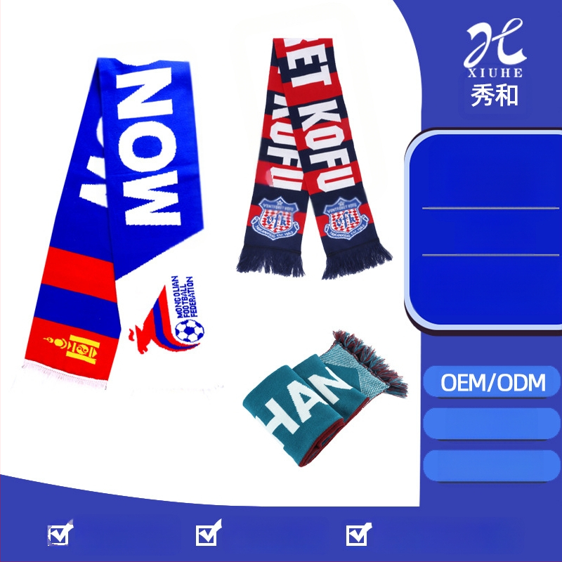 Egyedi futball szurkolói sál - Anyag: Akril + Spandex; Logónyomtatás elérhető; Termékkód: Custom scarf; Alkalmas a futballhoz