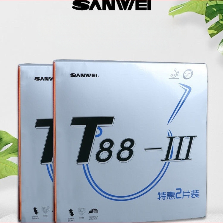 Stalo teniso treniruočių lipnios gumos rinkinys, 2 vnt., prekės ženklas 3D, tinkamas stalo tenisui ir badmintonui