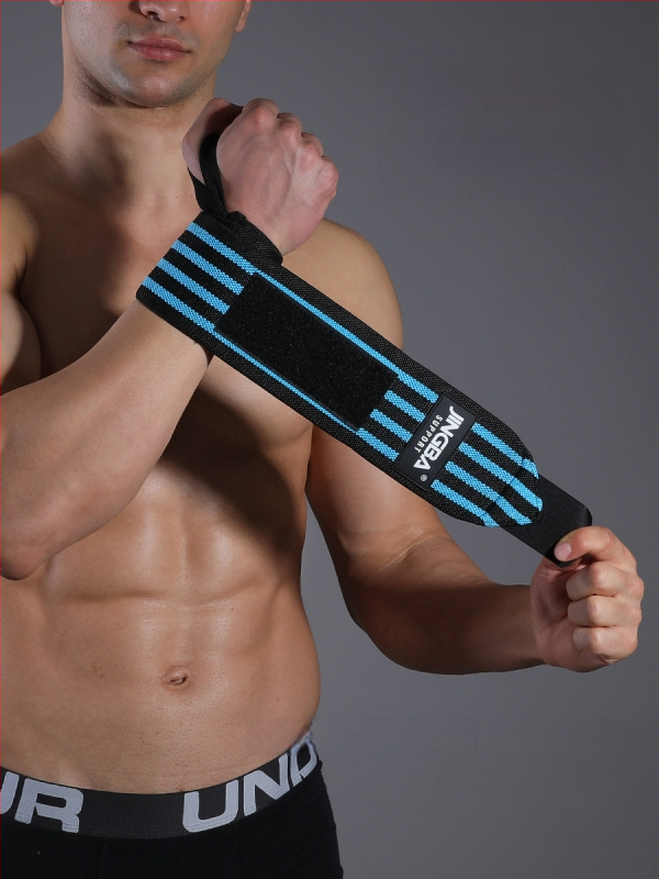 Протектор за китката с лента за спорт – компресионен протектор за тежести и баскетбол (за възрастни, нейлон)