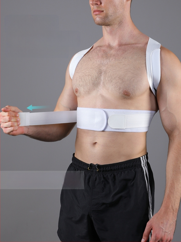 Nugaros laikysenos korektoriaus diržas su kvėpuojančia kompresija | Prekės ženklas: JINGBA SUPPORT; Medžiaga: Nailonas; Skirta suaugusiems; Tinka sporto šakos: krepšinis, štangos kilnojimas, futbolas, tenisas