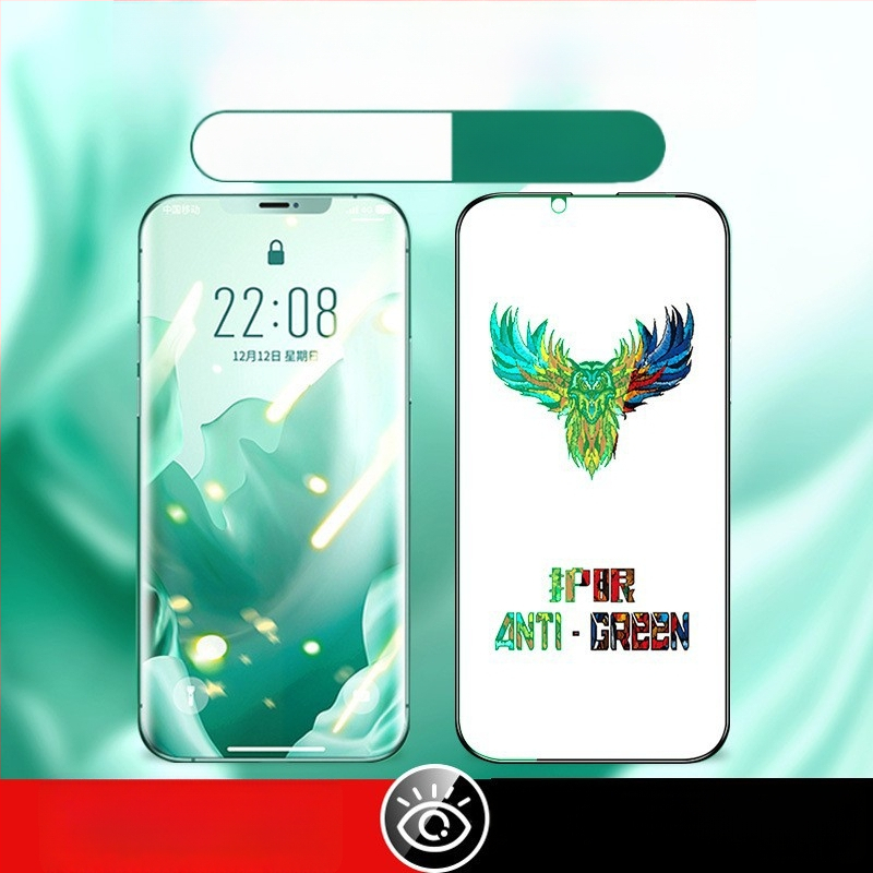 iPhone elülső tempered glass kijelzővédő, Anti-Peep, Anti-Drop, Full HD