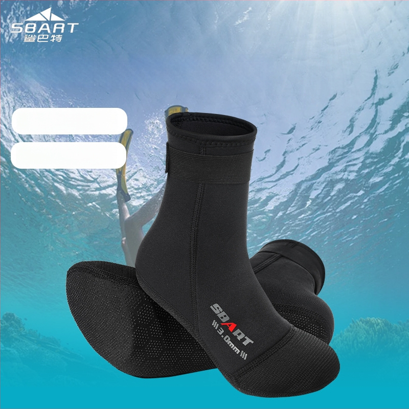 Sharkbat 3 mm-es neoprén búvár zokni – csúszásmentes, meleg, vízálló