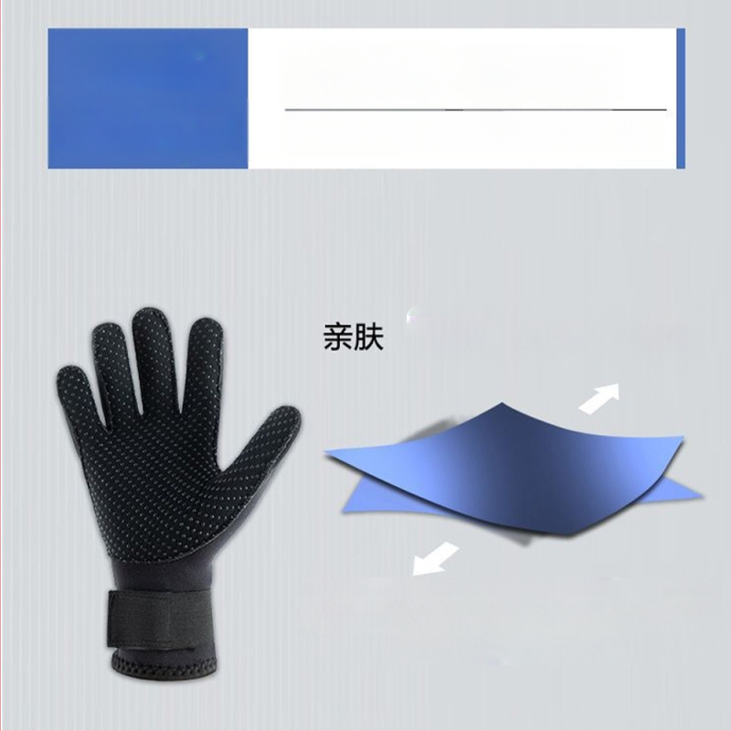 3 mm neopreno nardymo pirštinės snorkeliavimui – priešslydžio atsparios, įbrėžimų atsparios, dilumui atsparios, šiltos ir šalčio atsparios