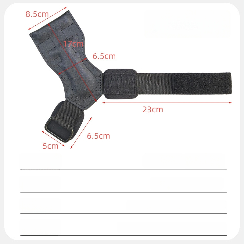 Ръкавици за защита на дланта с киткова поддръжка – PVC, метална катарама, нехлъзгащи се, подходящи за дърпане, тежко повдигане и набирания