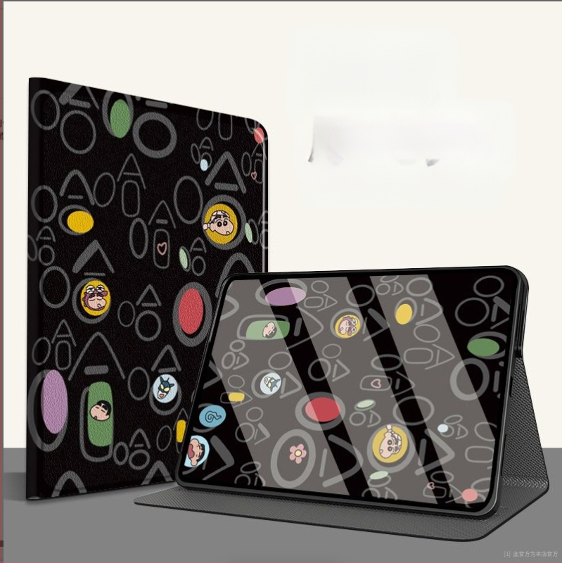 Калъф за iPad за Air 6/5 и iPad 9/10 поколение, имитационна кожа, релефна повърхност, поддръжка на спящ режим, възможност за персонализация