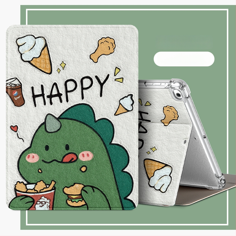 Калъф за iPad за Air 6/5 и iPad 9/10 поколение, имитационна кожа, релефна повърхност, поддръжка на спящ режим, възможност за персонализация