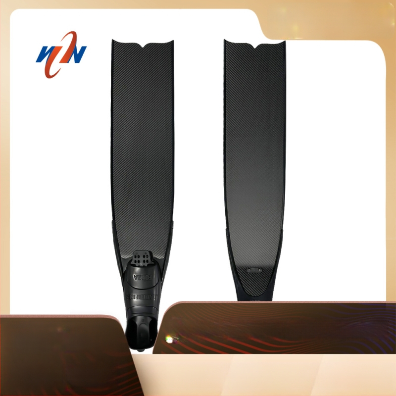 Szénszálas hosszú búváruszonyok szabad úszáshoz – testreszabható edzőfelszerelés, pengeszög 32° vagy 23°