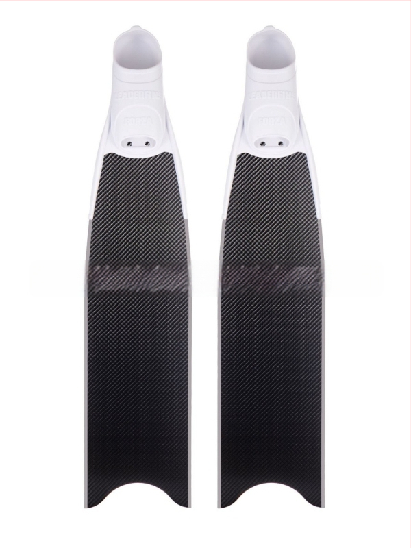 Szénszálas uszonyok, ultra-könnyűek, 190 g, millió ciklusos fáradásteszttel, Frog King