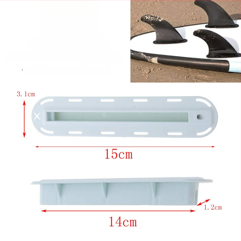 Surfboard fin box с F-slot и X-slot, Tail rudder box, PVC материал, универсална съвместимост