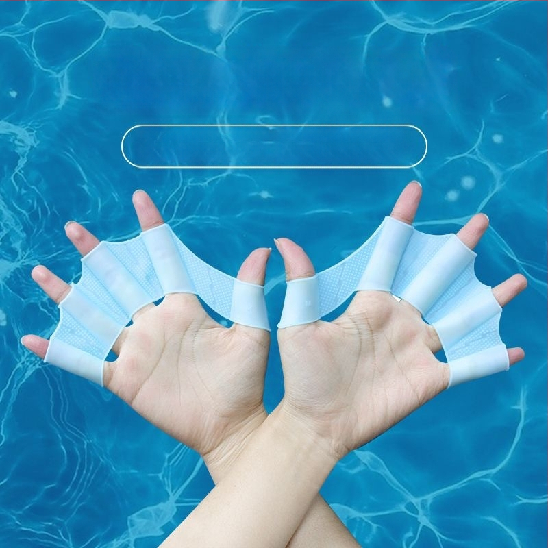 Személyre szabható szilikon béka alakú kézi úszólapátok – felnőttek és fiatalok számára