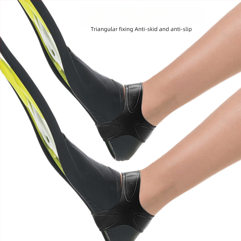 Szilikon úszóuszonyok fix gyűrűvel és háromszög alakú pánttal, puha és rugalmas