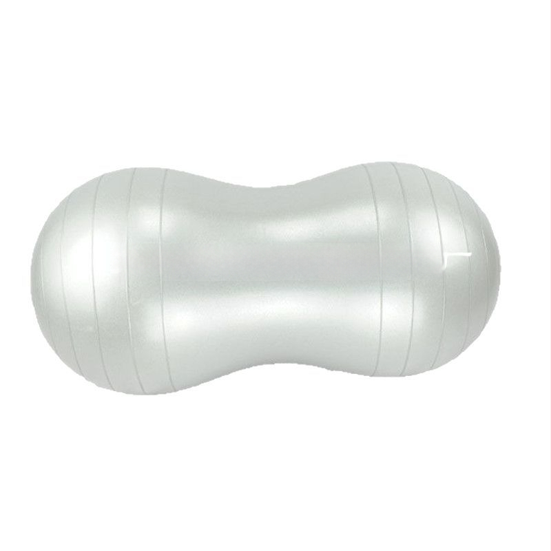 PVC žemės riešuto formos jogos kamuolys – storos konstrukcijos, atsparus sprogimams, pripučiamas, skirtas reabilitacijai ir nėštumo treniruotėms, 900 g