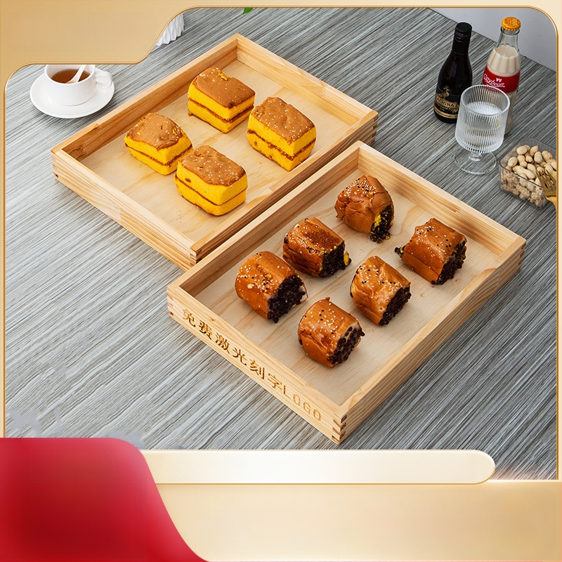 Szilárdfa téglalap alakú teás tálca Kung Fu tea készlethez, vízkehelytartóval, modern és egyszerű stílus, Pallet sorozat