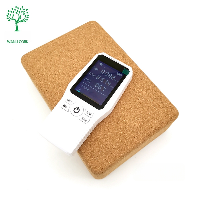 Wanli kamštinis jogos blokas, didelio tankio, 750 g, logotipo spausdinimas, pritaikytas apdorojimas