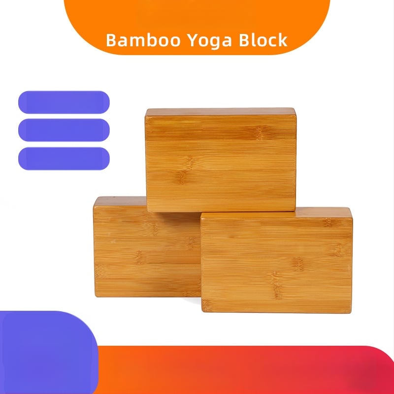Bambuko jogos blokas – 650 g ±50 g, apdorojimas ir pritaikymas prieinami, medžiaga: bambukas