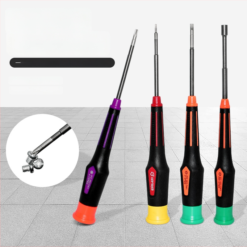 Магнитна кръстовидна отвертка за ремонт на графична карта и лаптоп — CRV хром-ванадий, тегло 0.05, съвместима