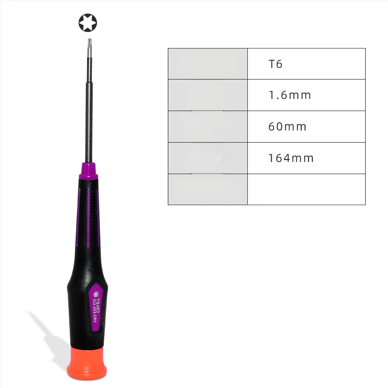 Магнитна кръстовидна отвертка за ремонт на графична карта и лаптоп — CRV хром-ванадий, тегло 0.05, съвместима